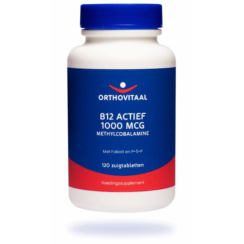 Orthovitaal B12 Actief 1000 mcg Orthovitaal B12 Actief 1000 mcg afbeelding