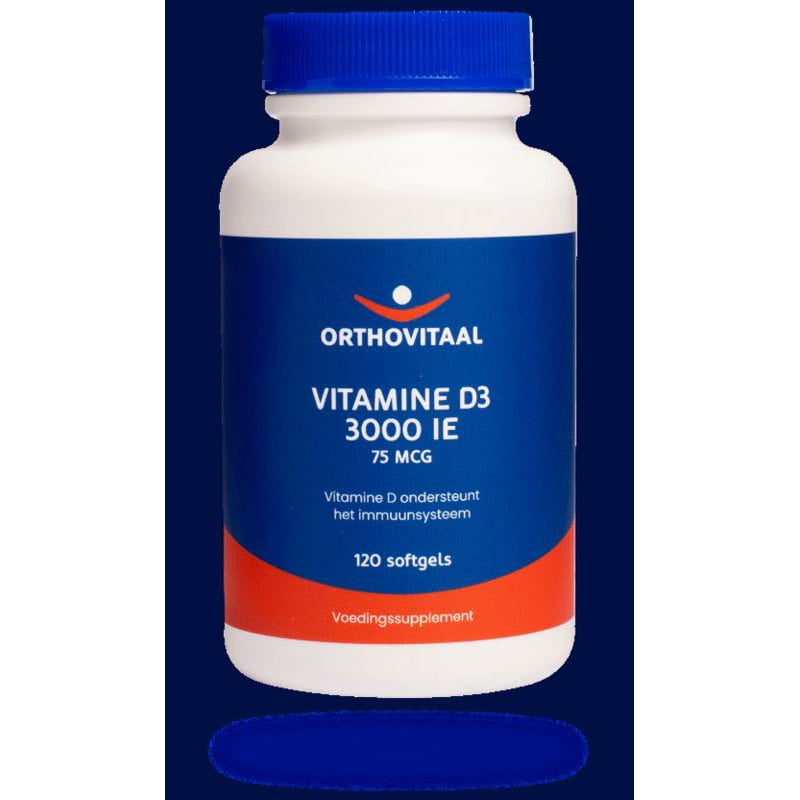 Orthovitaal Vitamine D3 3000IE afbeelding