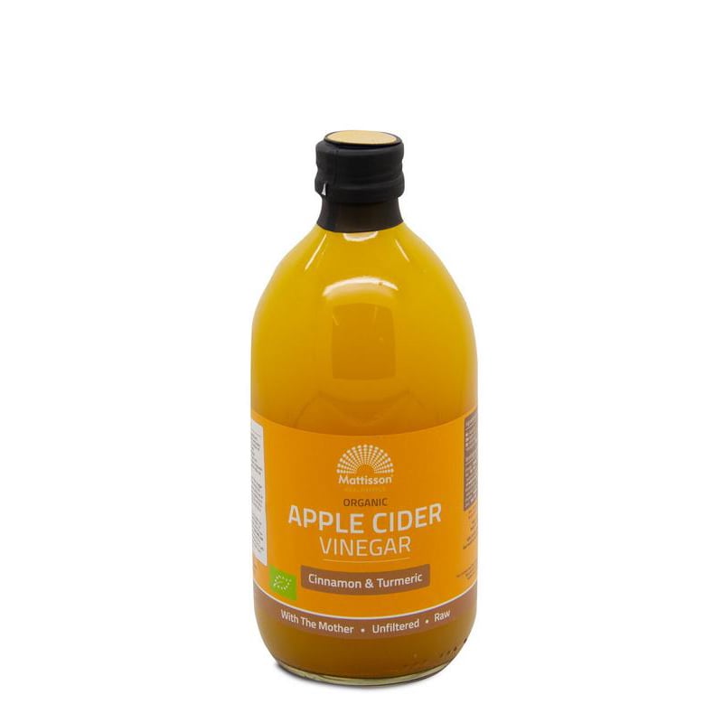 Mattisson Healthstyle Organic Apple Cider Vinegar Cinnamon Turmeric afbeelding