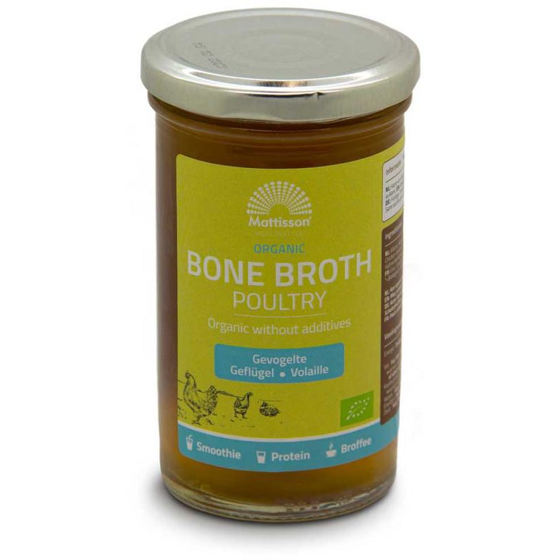 Mattisson Healthstyle Organic Poultry Bone Broth - Botten Boullion Gevogelte afbeelding