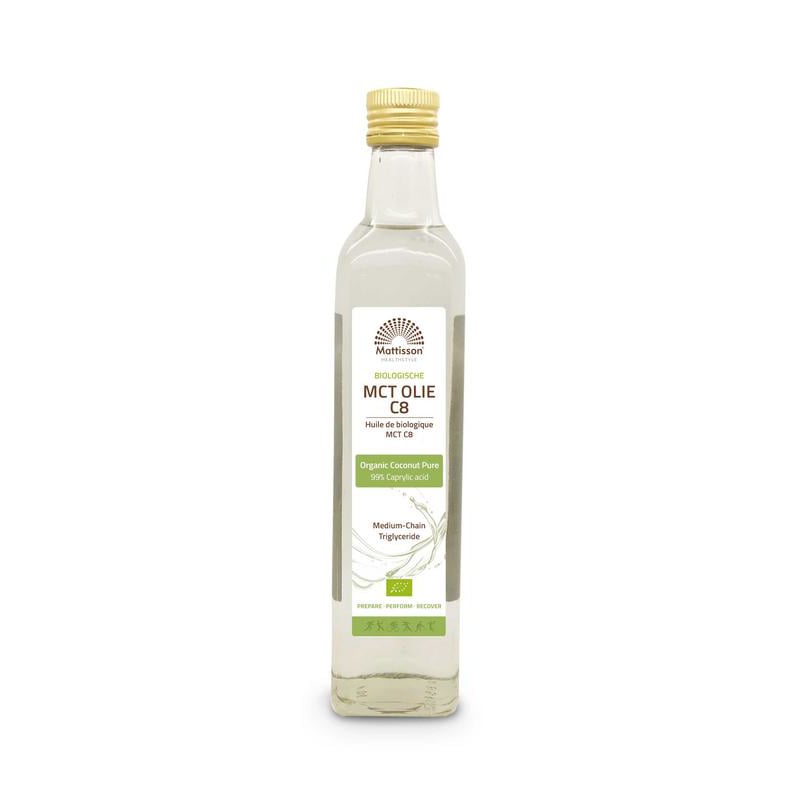 Mattisson Healthstyle MCT Olie C8 - Coconut Pure - 99% Caprylic Acid bio afbeelding