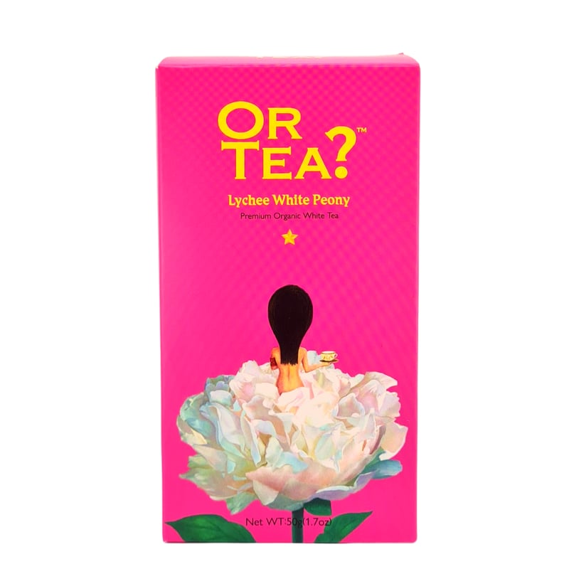 Or Tea Organic Lychee White Peony Thee Navulling Or Tea Organic Lychee White Peony Thee Navulling afbeelding