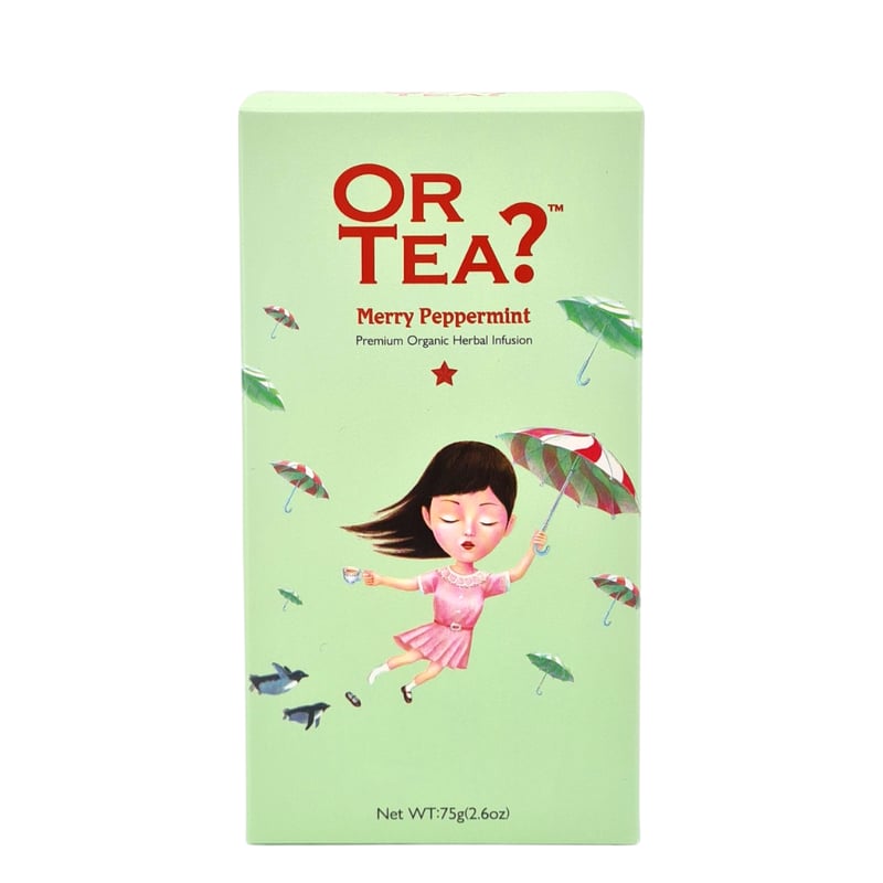 Or Tea Organic Merry Peppermint Thee Navulling afbeelding