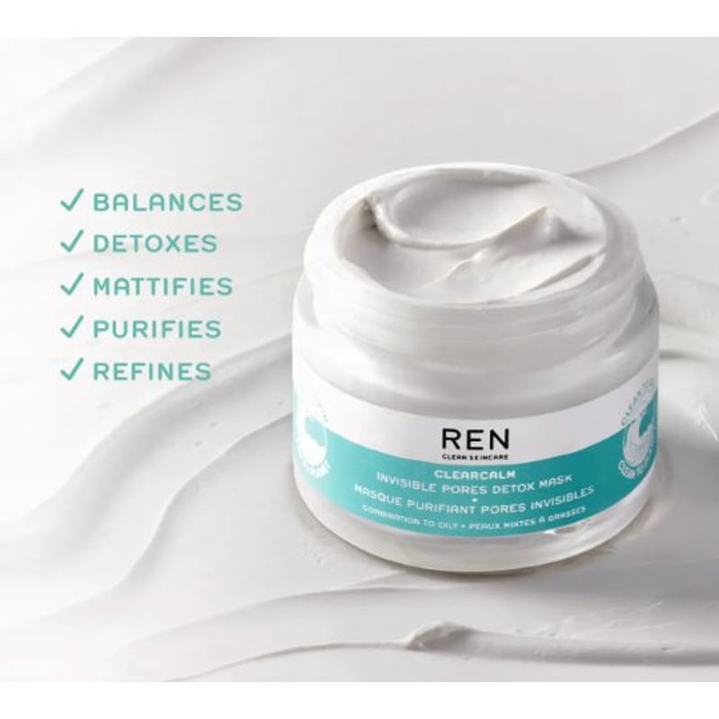 REN Clean Skincare Clearcalm Invisible Pores Detox Masker afbeelding