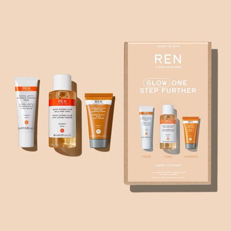 REN Clean Skincare Glow One Step Further Set afbeelding