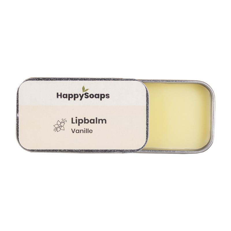 HappySoaps Lipbalm Vanille HappySoaps Lipbalm Vanille afbeelding