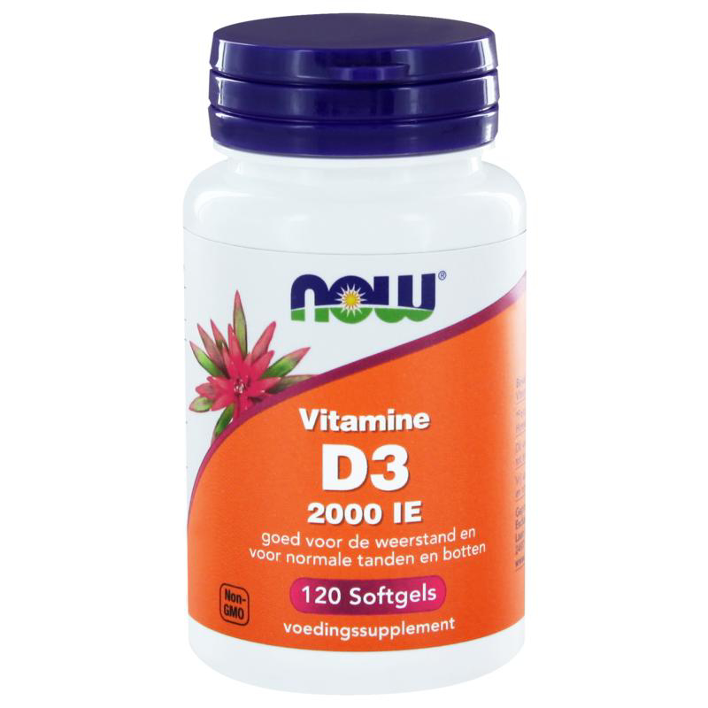 NOW Vitamin D3 2000IU image