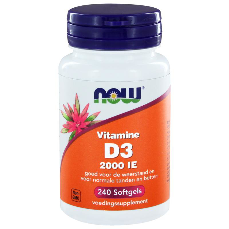 NOW Vitamin D3 2000IU image