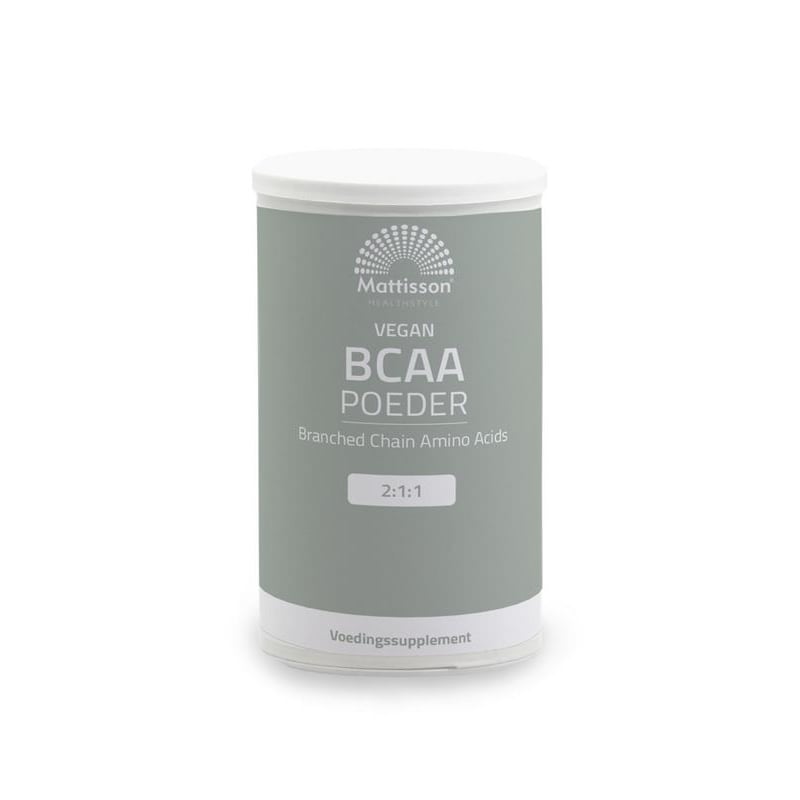 Mattisson Healthstyle Vegan BCAA 2:1:1 Poeder Mattisson Healthstyle Vegan BCAA 2:1:1 Poeder afbeelding