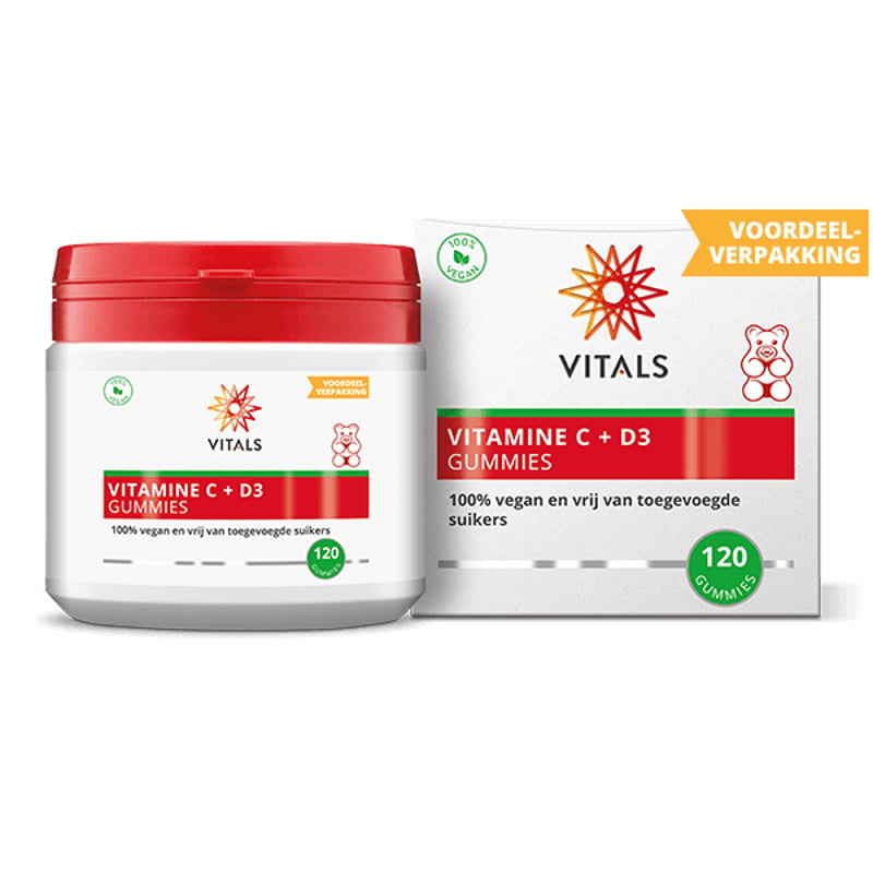Vitals Vitamine C + D3 Gummies afbeelding