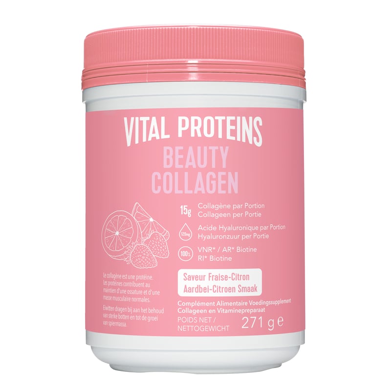 Vital Proteins Beauty Collageen Aardbei Citroen afbeelding