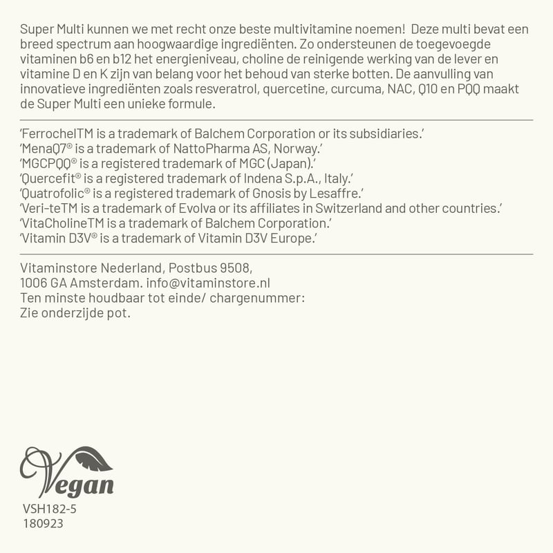 Vitaminstore Super Multi (multivitamin) Vitaminstore Super Multi (multivitamin) image