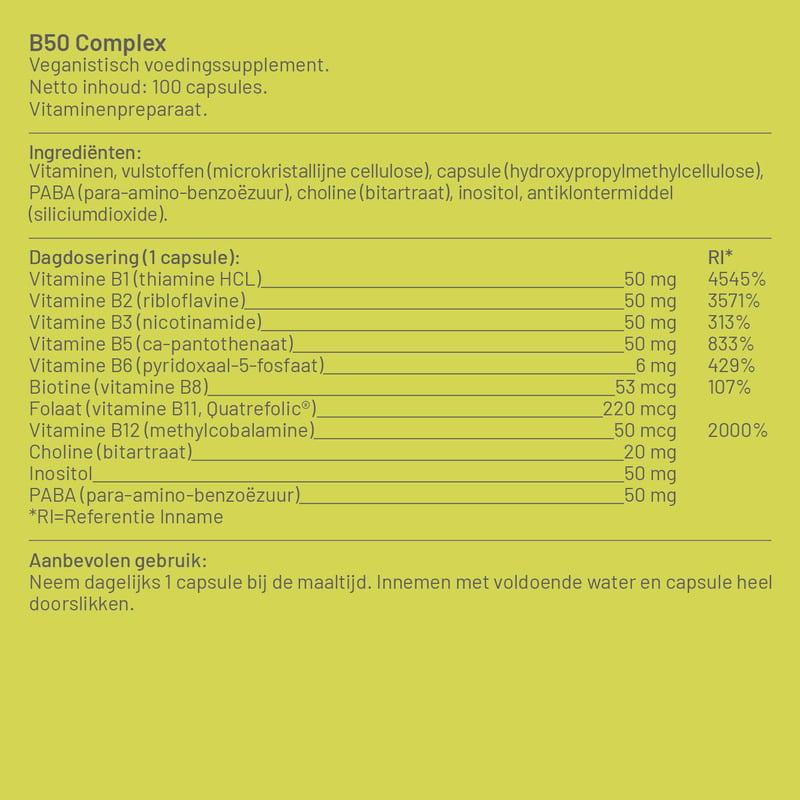 Vitaminstore B 50 Complex Vitamine (B-Komplex) vs.public.productdetail.image.alt