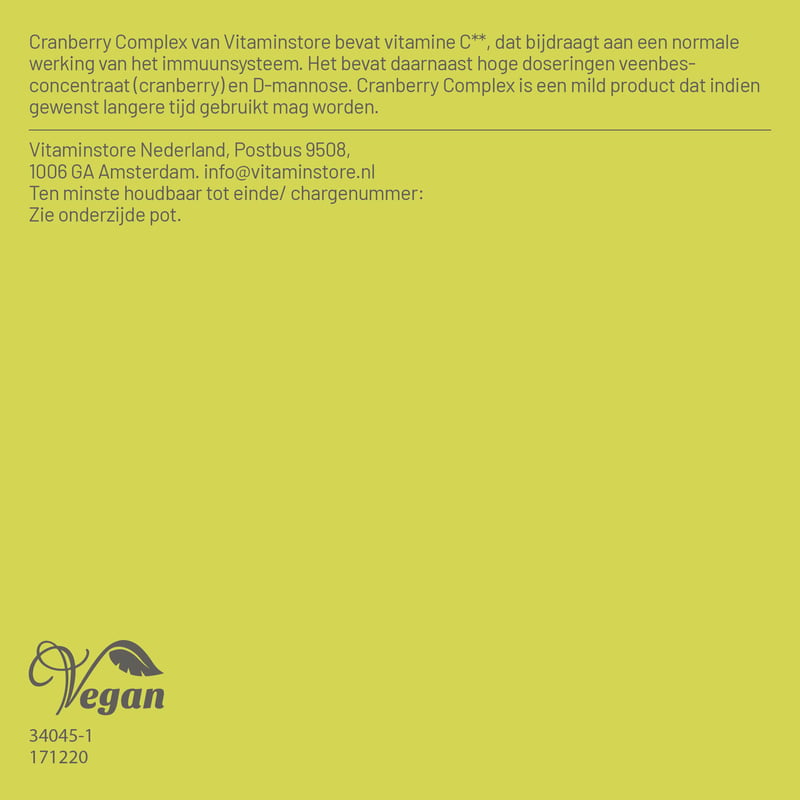 Vitaminstore Cranberry Complex afbeelding