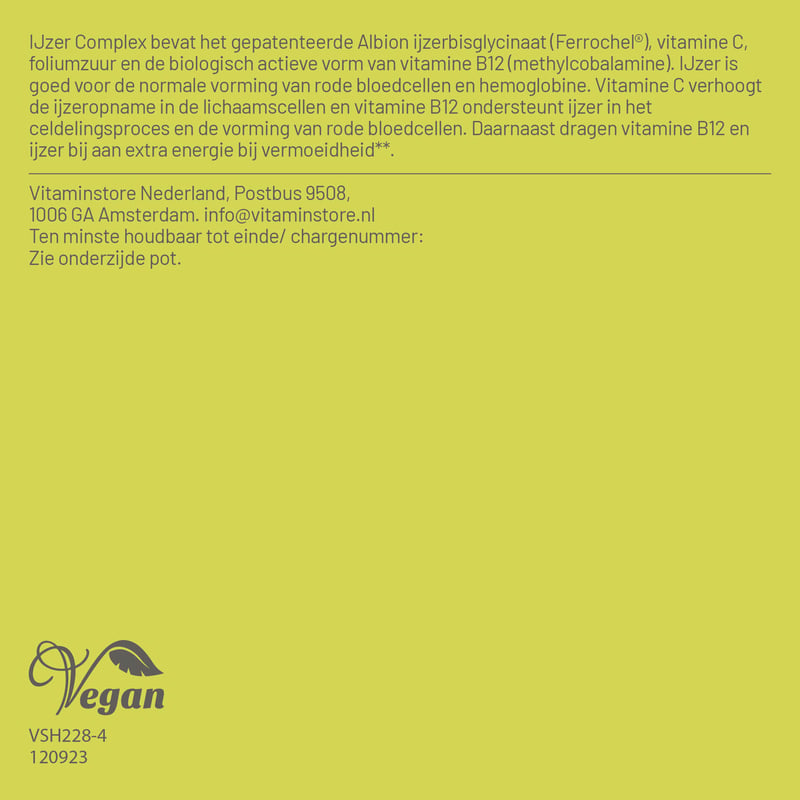Vitaminstore IJzer Complex afbeelding