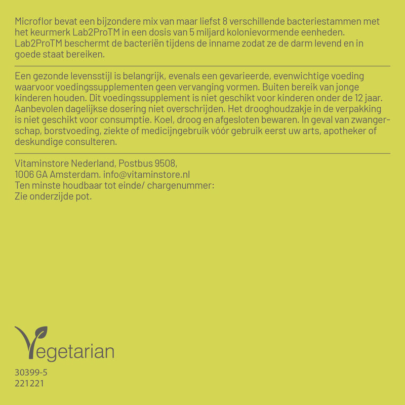 Vitaminstore Microflor probiotica afbeelding