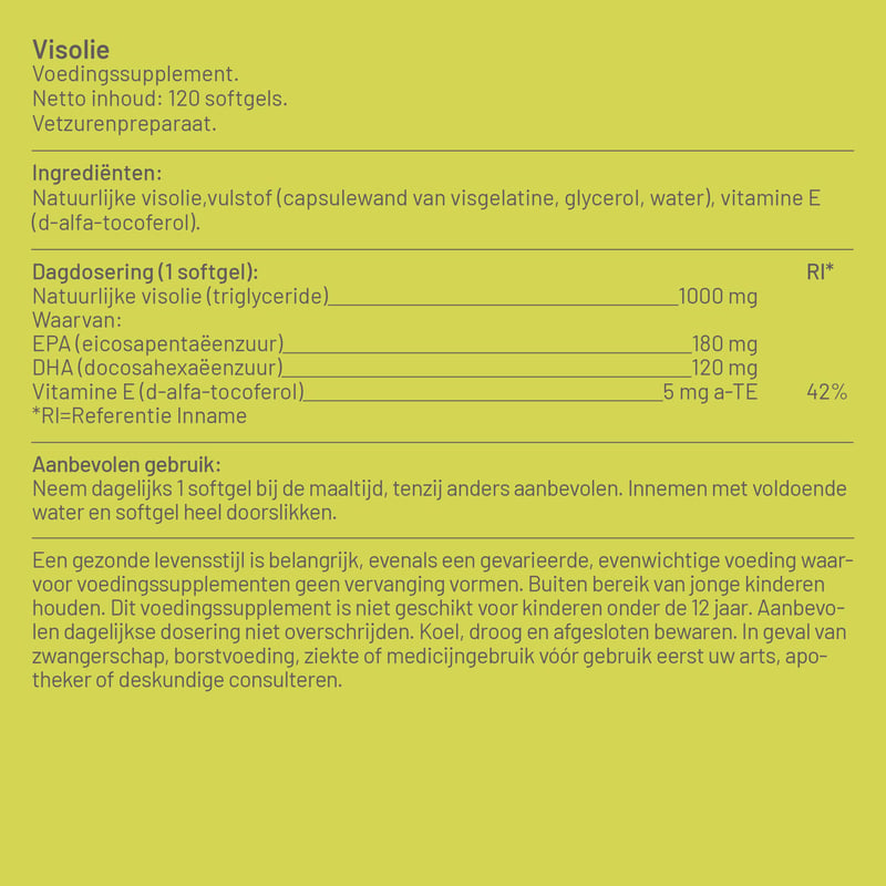 Vitaminstore Visolie omega 3 afbeelding