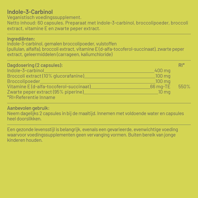 Vitaminstore Indole-3-Carbinol image