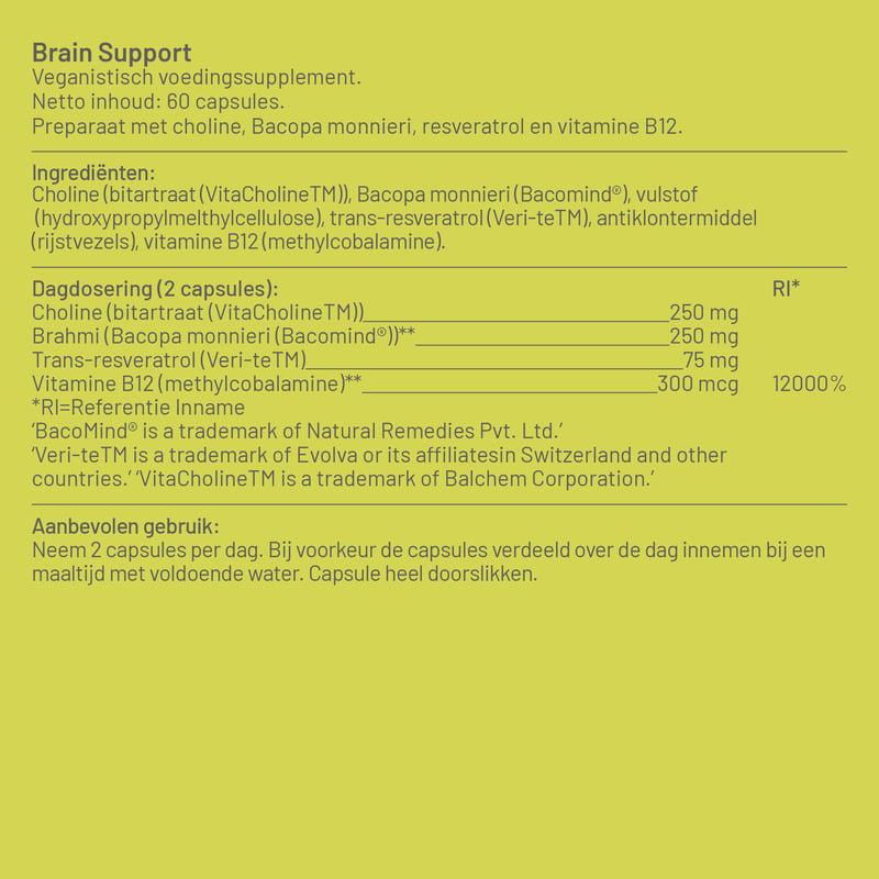Vitaminstore Geheugen formule (voorheen Brain support) afbeelding