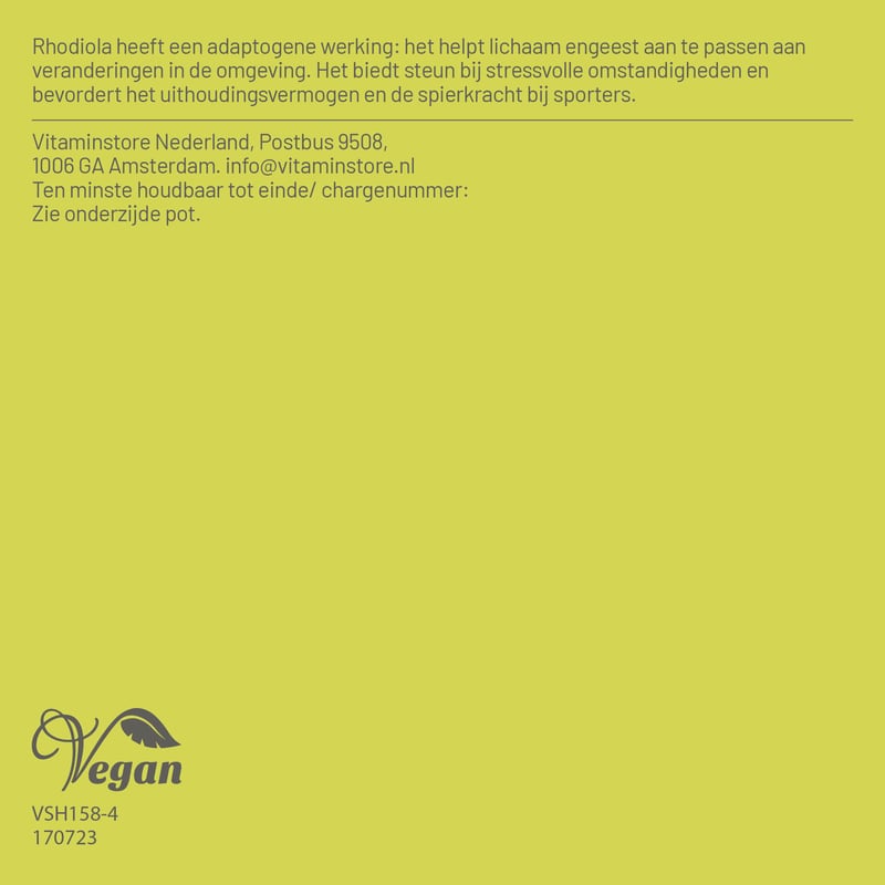 Vitaminstore Rhodiola Extract afbeelding