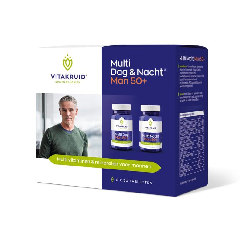 Vitakruid Multi Dag & Nacht Man 50+ afbeelding