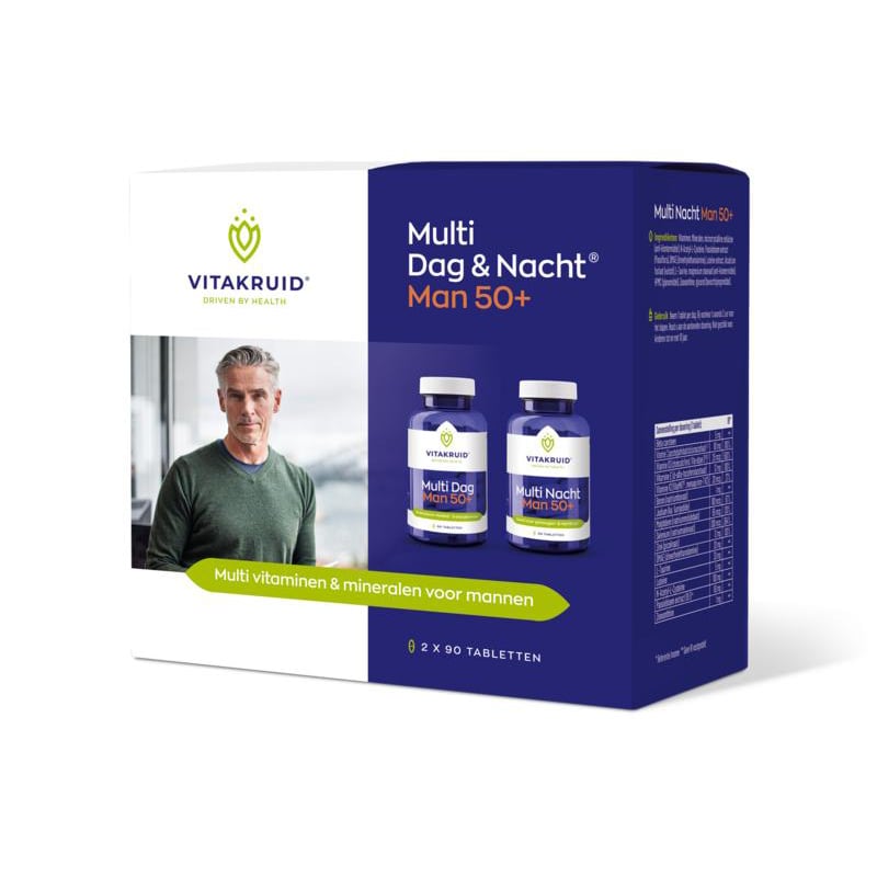 Vitakruid Multi Dag & Nacht Man 50+ afbeelding