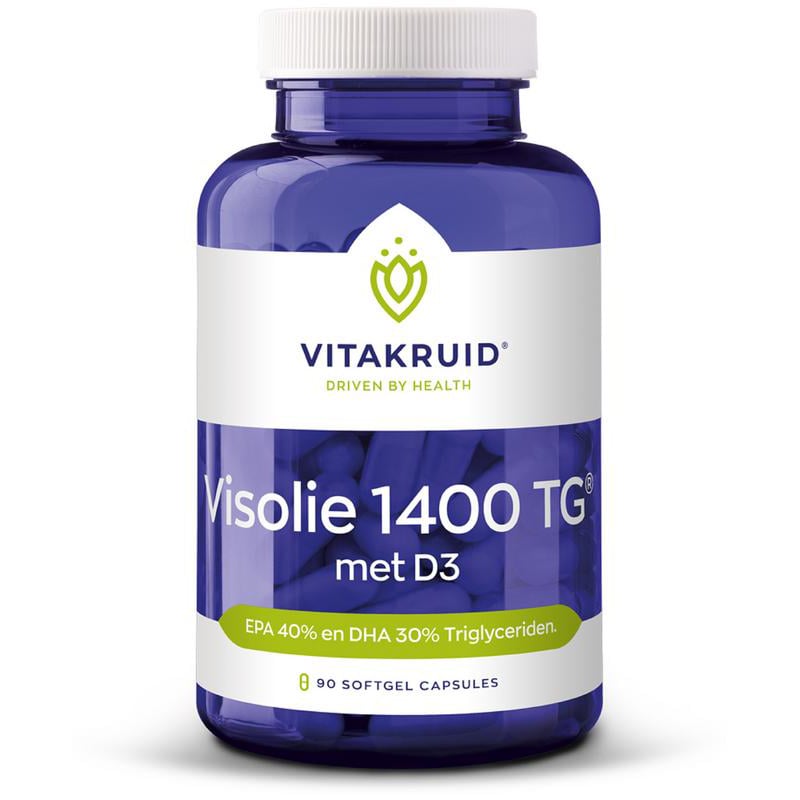 Vitakruid Fish Oil 1400 + D3 Triglycerides EPA 40% DHA 30% image