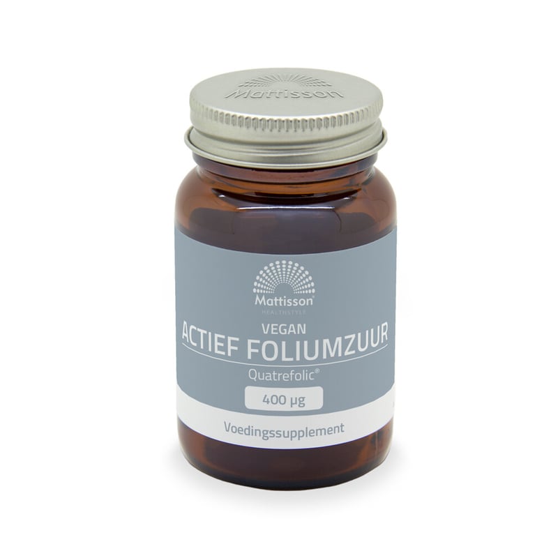Mattisson Healthstyle Actief foliumzuur Quatrefolic 400mcg afbeelding