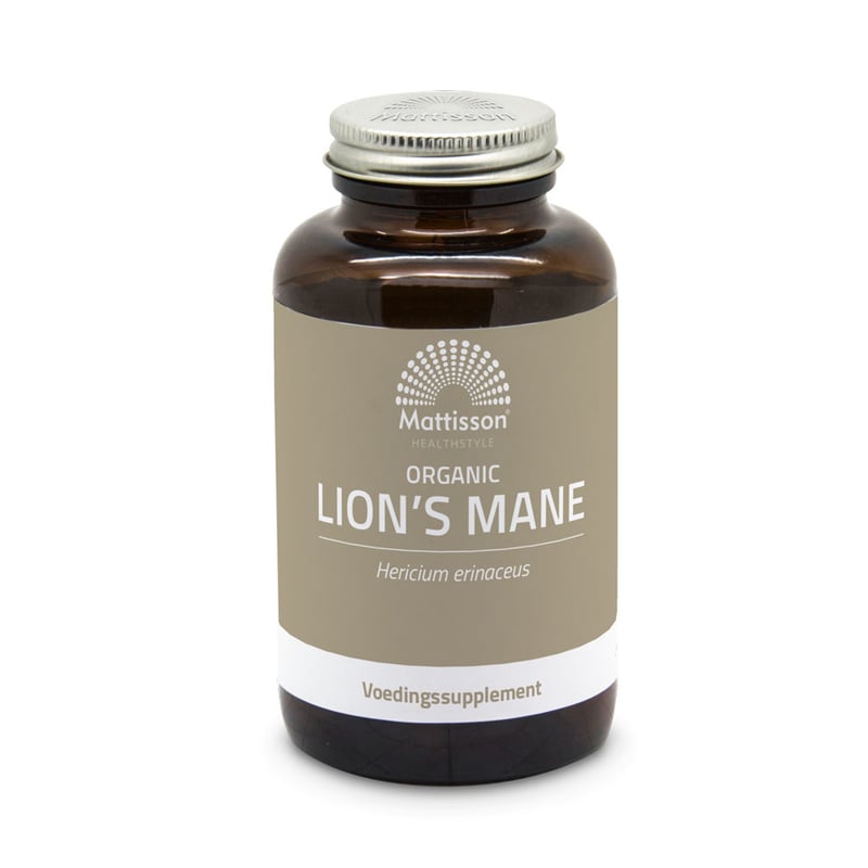 Mattisson Healthstyle Lion's Mane 500mg bio afbeelding