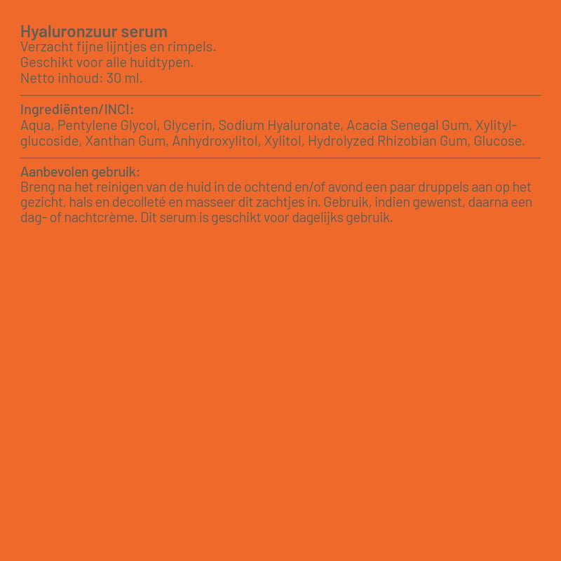 Vitaminstore Hyaluronzuur Serum afbeelding