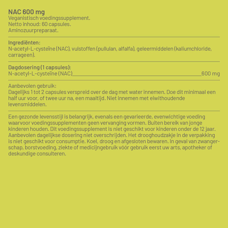 Vitaminstore NAC 600 mg afbeelding