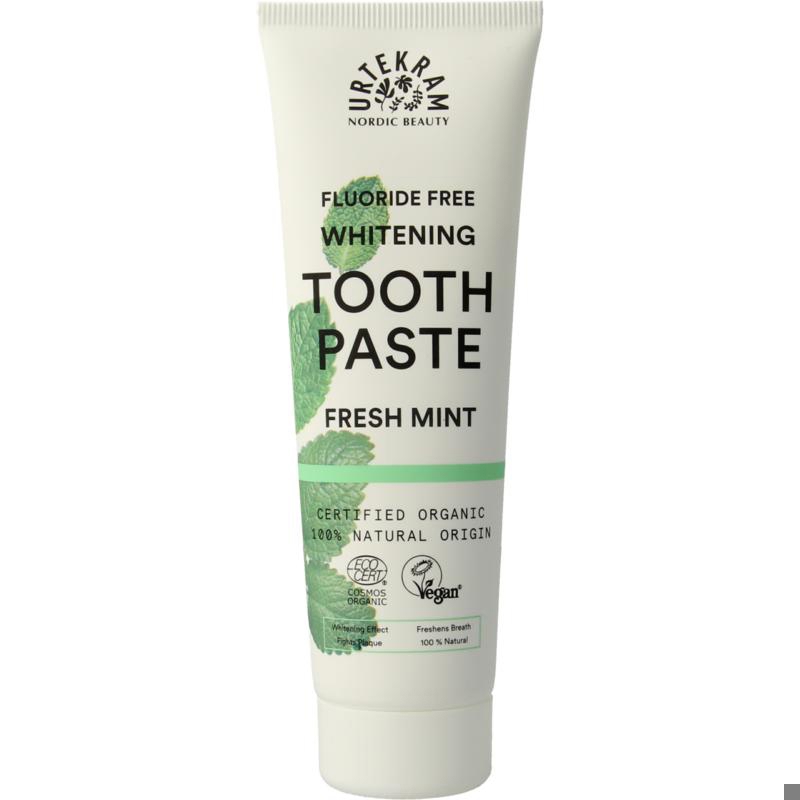 Urtekram Tandpasta Whitening Fresh Mint afbeelding