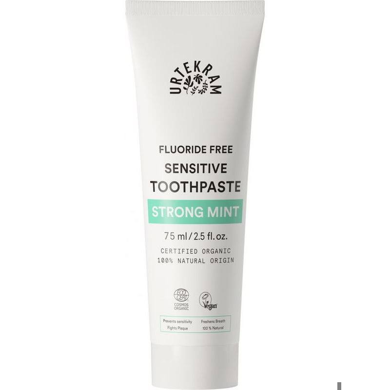 Urtekram Toothpaste Sensitive Strong Mint image