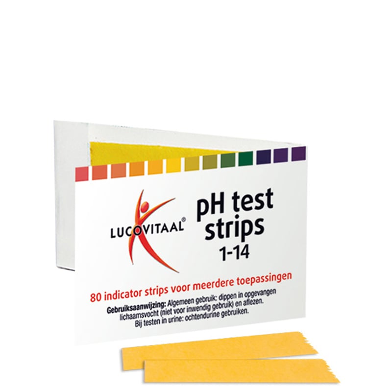 Lucovitaal Zuurbase PH test strips afbeelding