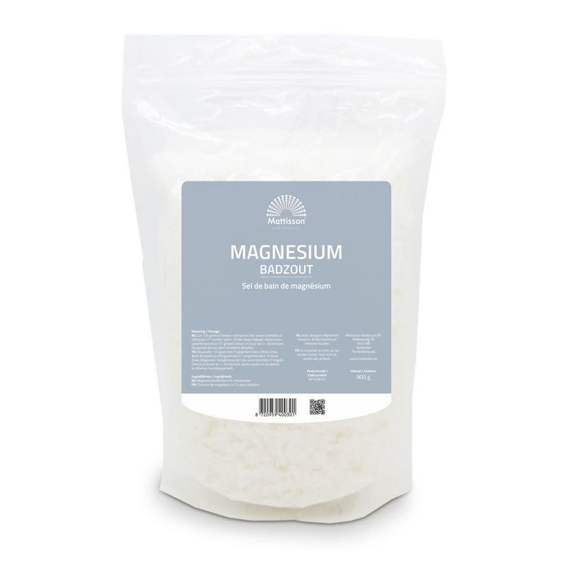 Mattisson Healthstyle Magnesium Badzout Mattisson Healthstyle Magnesium Badzout afbeelding