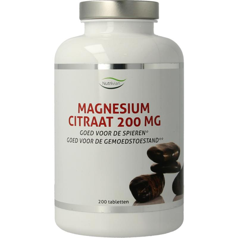 Nutrivian Magnesium citraat 200 mg afbeelding