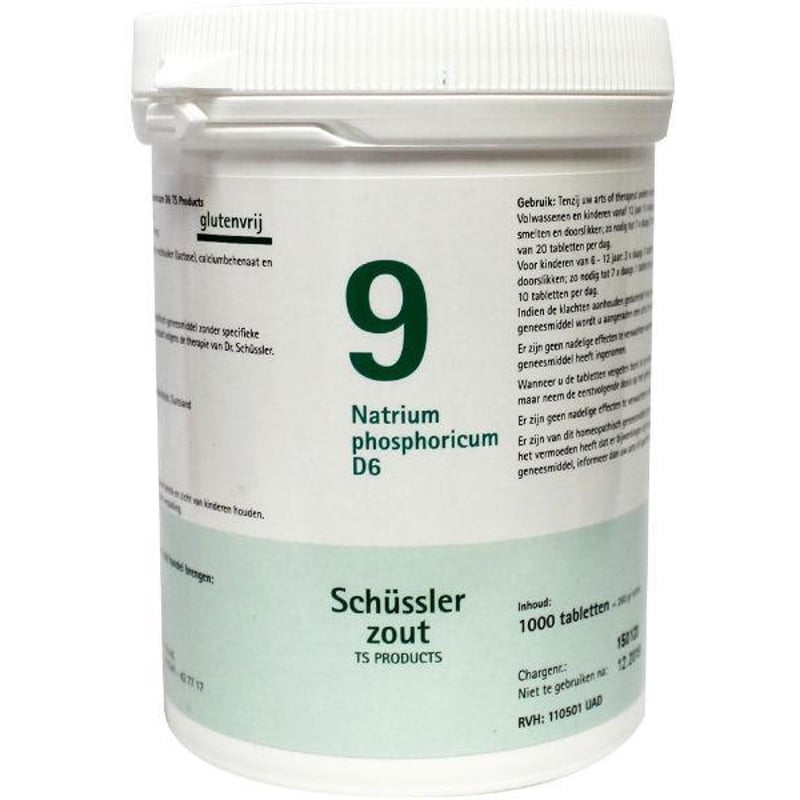 Pfluger Natrium phosphoricum 9 D6 Schussler afbeelding