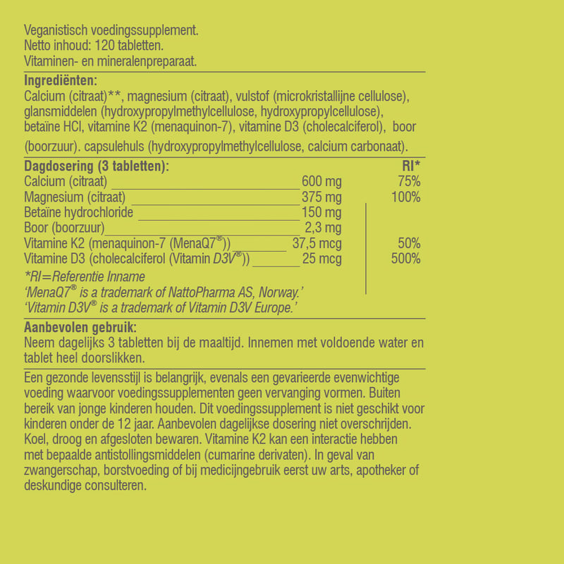 Vitaminstore Bone Formula image