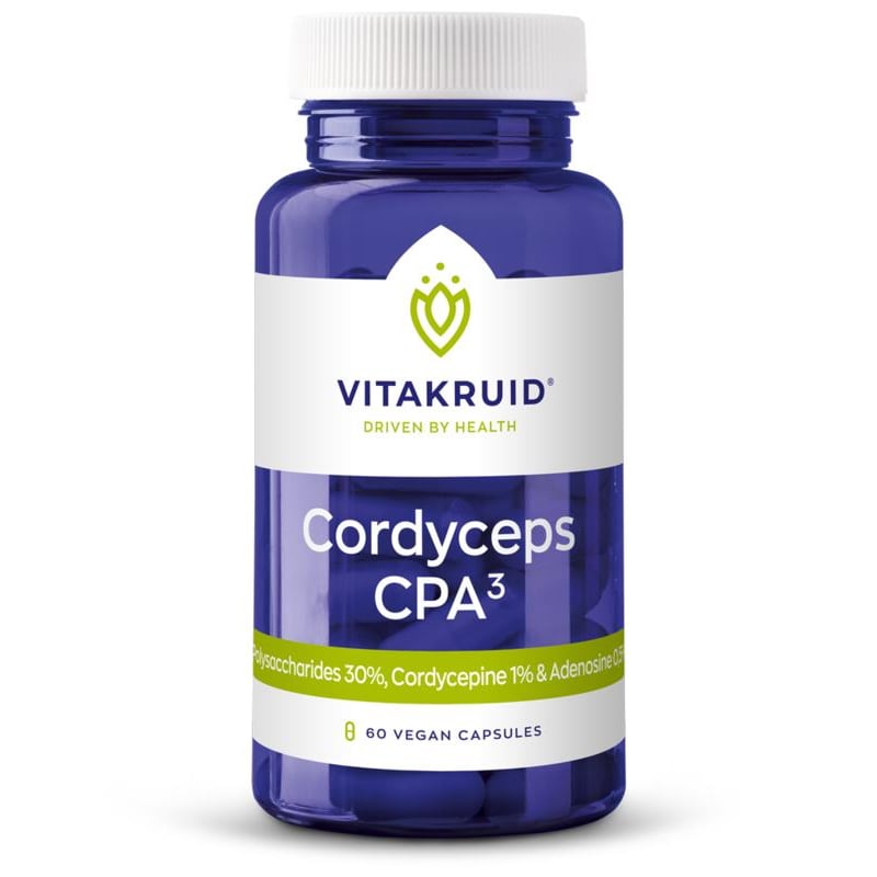 Vitakruid Cordyceps CPA3 Mycelium extract 12:1 Vitakruid Cordyceps CPA3 Mycelium extract 12:1 afbeelding