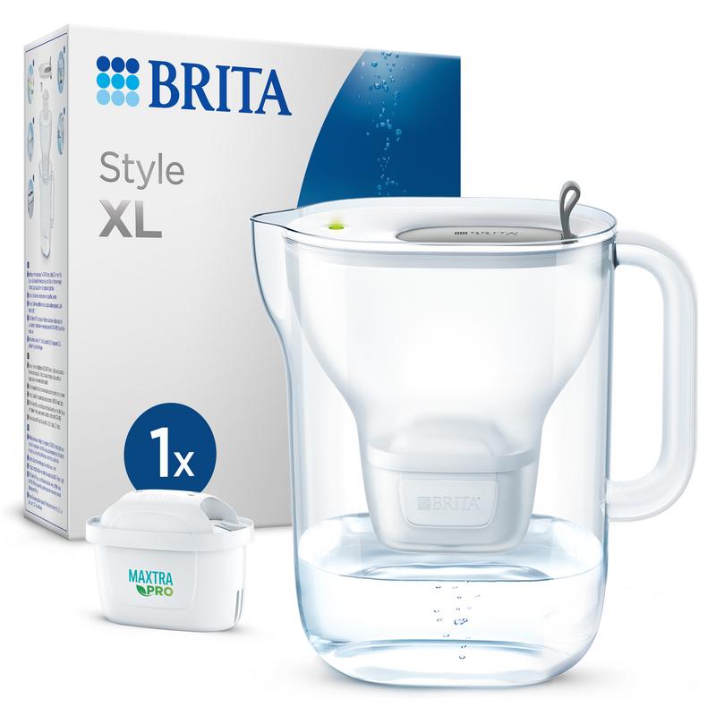 Brita Waterfilterkan style XL Grey Brita Waterfilterkan style XL Grey afbeelding
