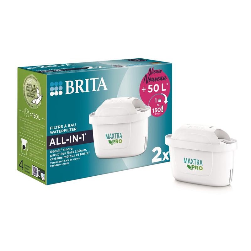 Brita Water Filter Cartridge Maxtra Pro All-in-1 2-pack image