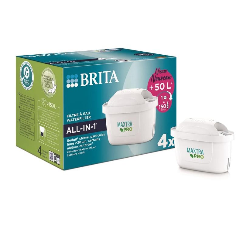 Brita Water Filter Cartridge Maxtra Pro All-in-1 4-pack image