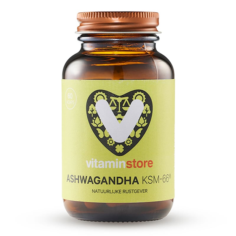 Vitaminstore Ashwagandha KSM-66® (ashwaganda) afbeelding
