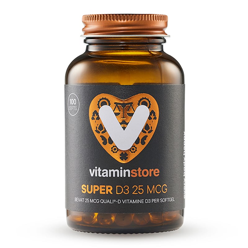 Vitaminstore Super D3 25 mcg vitamine D afbeelding