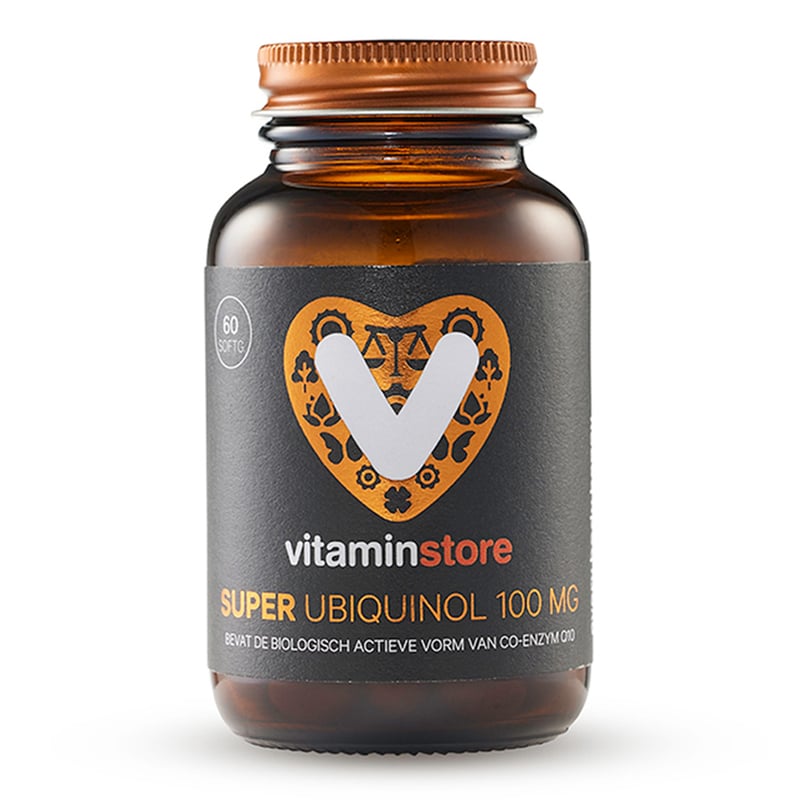 Vitaminstore Super Ubiquinol 100 mg (co-enzym Q10) afbeelding
