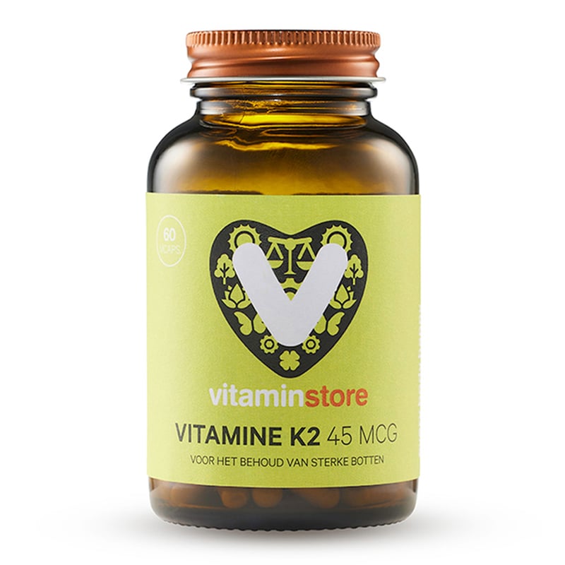 Vitaminstore Vitamine K2 45 mcg (VitaMK7) afbeelding