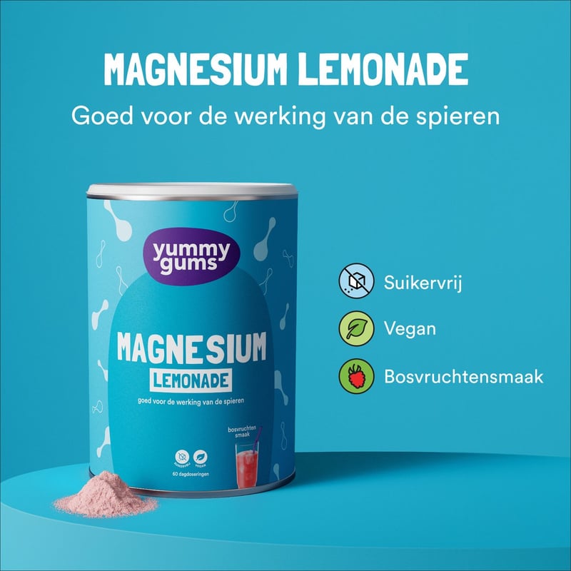 Yummygums Magnesium Lemonade afbeelding