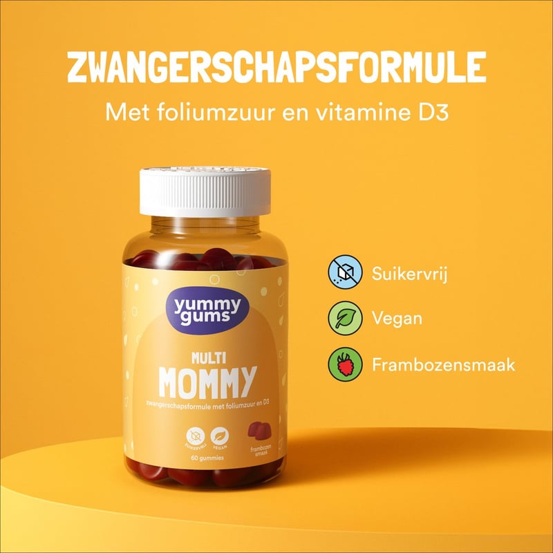 Yummygums Zwangerschap Vitamine Gummies afbeelding