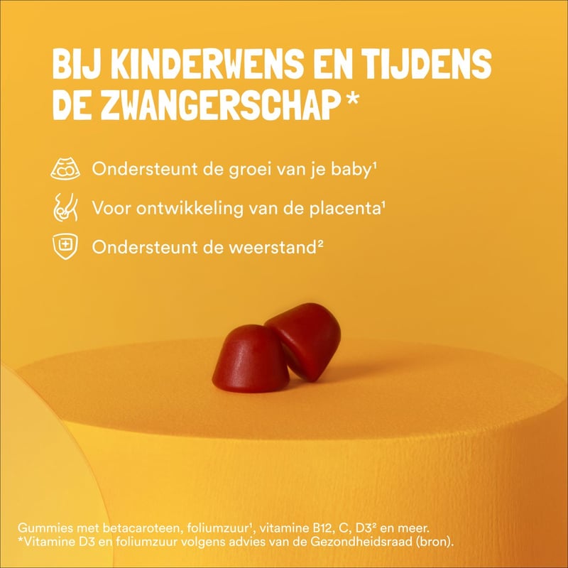Yummygums Zwangerschap Vitamine Gummies afbeelding
