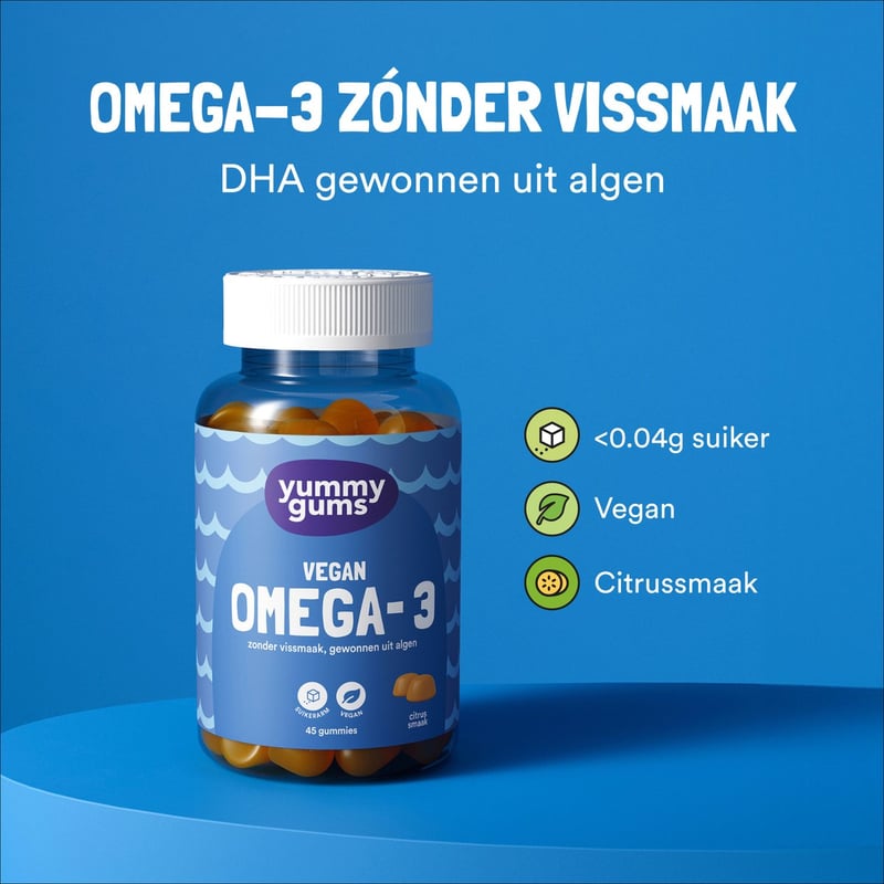 Yummygums Vegan Omega-3 Gummies afbeelding